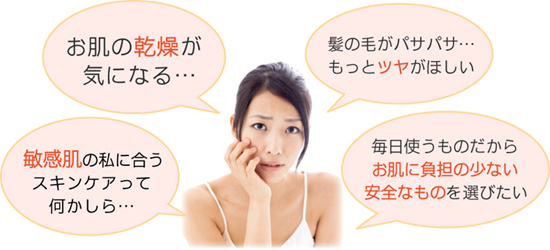 お肌の乾燥が気になる、敏感肌の私に合うスキンケアって…
